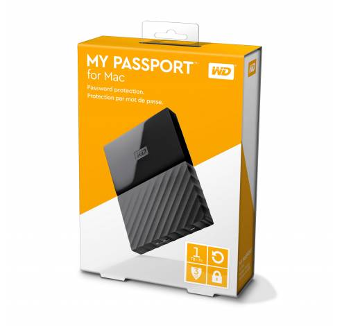 My Passport voor Mac 1TB Zwart  Western Digital