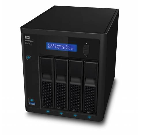 My Cloud PR4100 3.5 Inch 4 bay My Cloud Pro series NAS, 16TB, Zwart  Western Digital