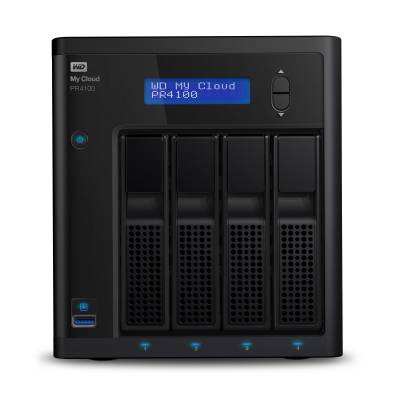 My Cloud PR4100 3.5 Inch 4 bay My Cloud Pro series NAS, 24TB, Zwart  Western Digital