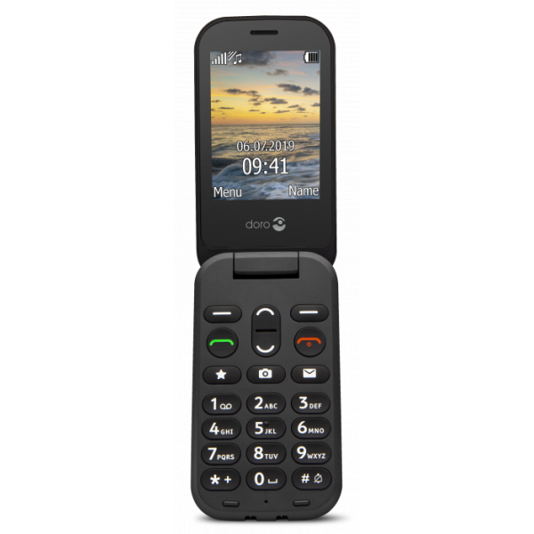 Doro 6040 GSM Zwart-Zwart