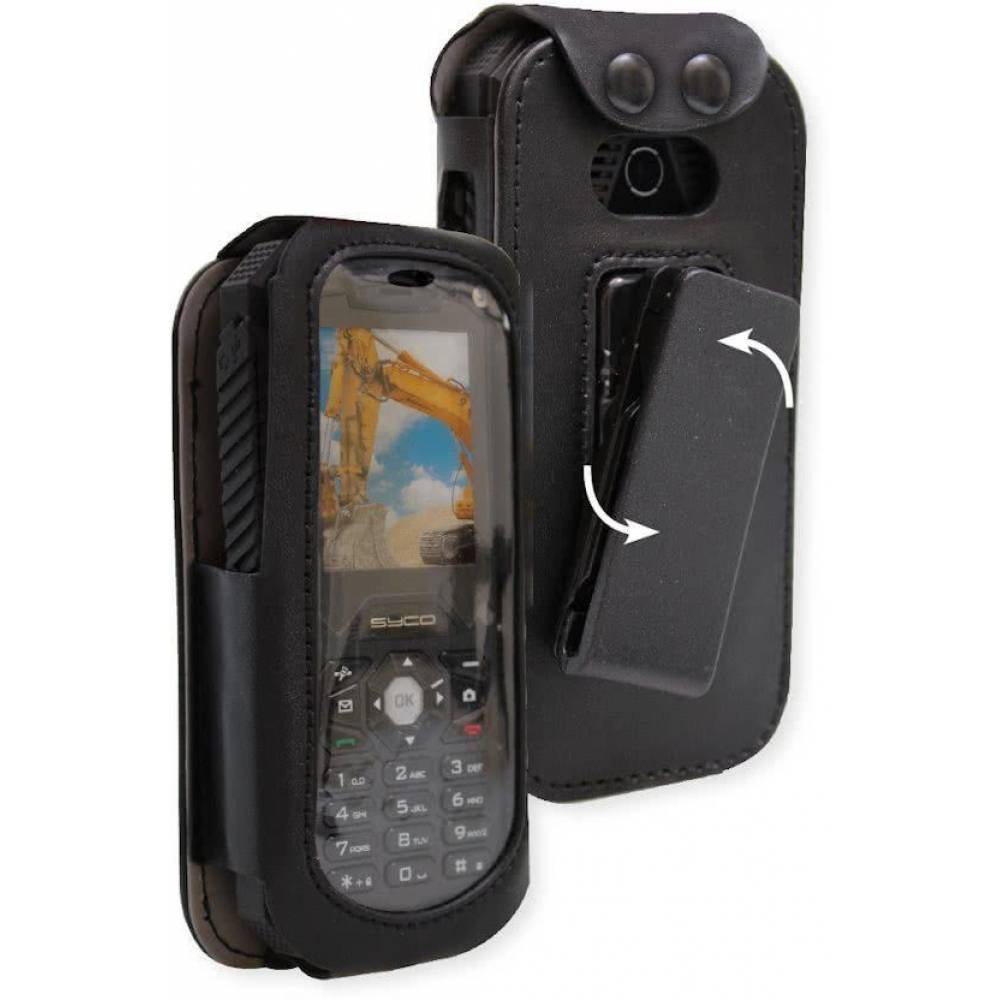 Doro Smartphonehoesje Draagtasje met draaibare riemclip voor RP-201