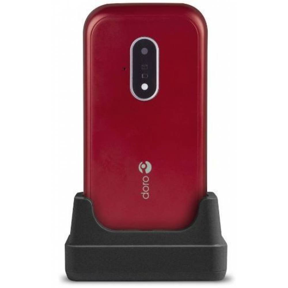 Doro Smartphone 7030 Klaptelefoon 4G (Rood-Wit)