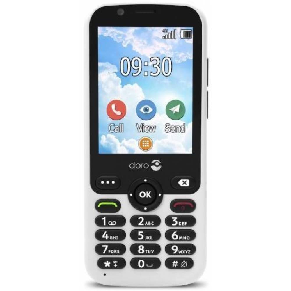 Doro Seniorentelefoon 7010 Telefoon 4G (Wit)