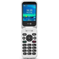 Doro 6820 Eenvoudige Klaptelefoon 4G (Zwart-Wit)