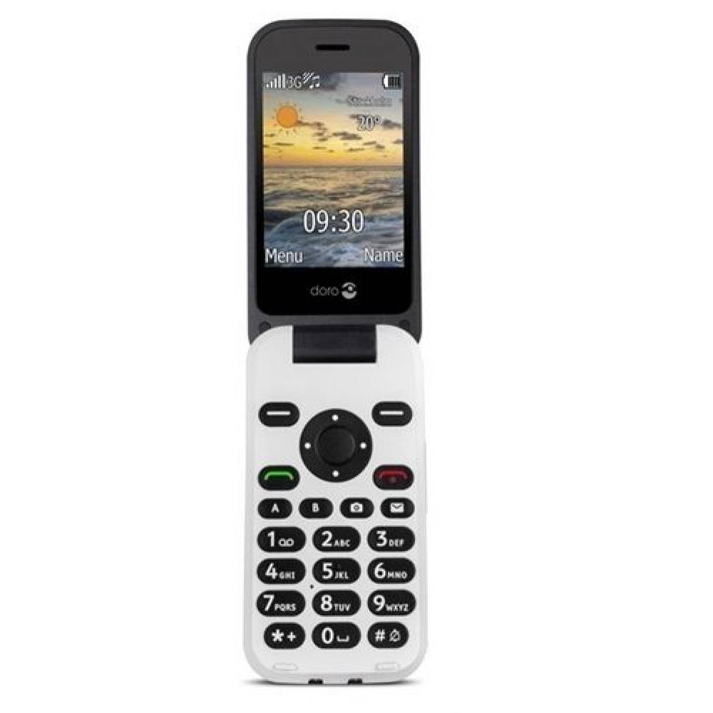 Doro Seniorentelefoon 6620 Klaptelefoon 3G (Zwart-Wit)