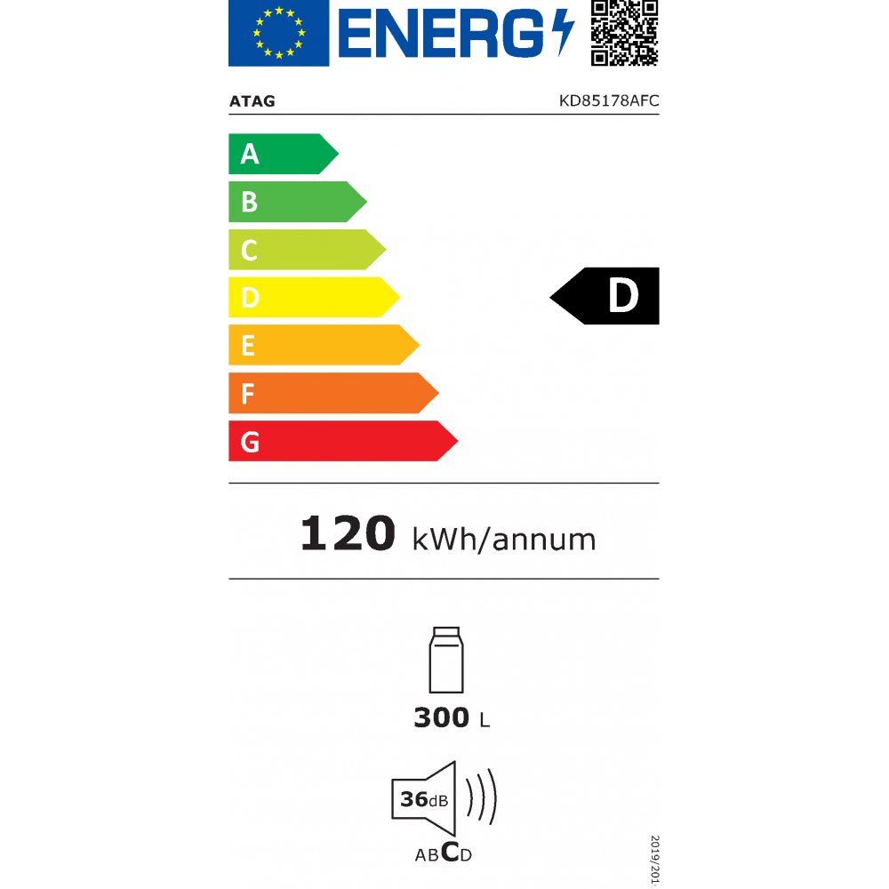 Atag Koelkast inbouw KD85178AF