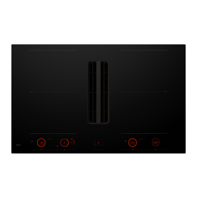 Elevate™ inductiekookplaat met geïntegreerde afzuiging, zwart vlak inbouw (83 cm) HIDD28471SVI  Atag