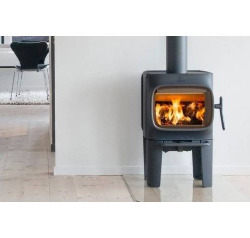 F 105 R LL BP zwart zonder convectie schild  Jotul