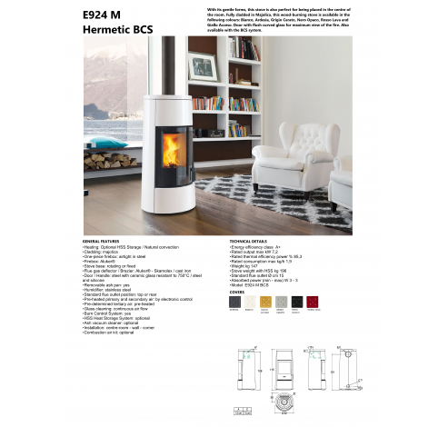 E924 M Hermetic BCS Basamento fisso Rosso lava   Piazzetta