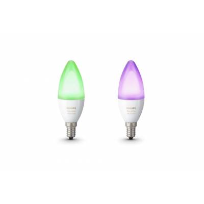 Hue White and Color Ambiance 2 pack E14 6,5W  Philips Lighting