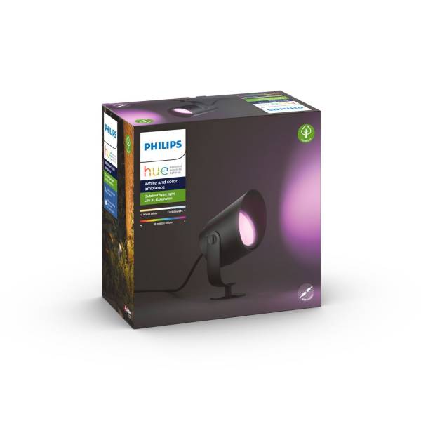 Philips Lighting Hue Lily White and Colour Ambiance XL Tuinspot