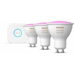 Philips Lighting Hue White and Color Ambiance Bluetooth GU10 Starterkit 