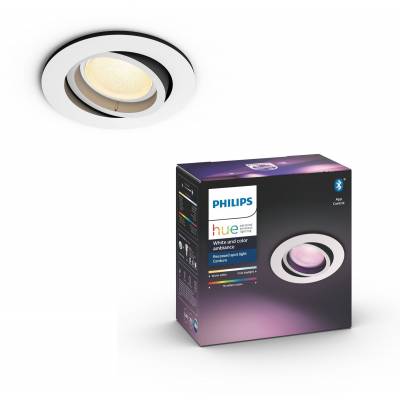 Hue White & Color Ambiance Centura Inbouwspot Rond (1-pack) Wit  Philips Lighting