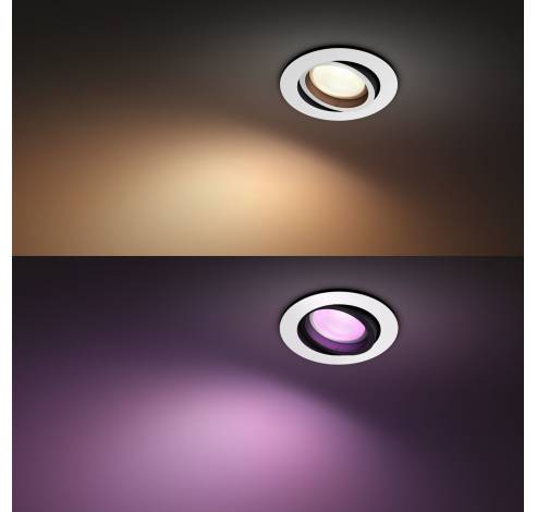 Hue White & Color Ambiance Centura Inbouwspot Rond (1-pack) Wit  Philips Lighting