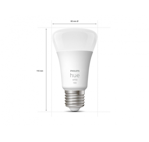 Hue A60 slimme lamp Fitting E27 1100K zacht warmwit  Philips Lighting