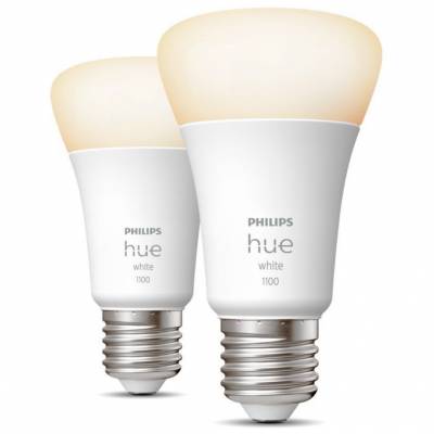 Hue A60 slimme lamp Fitting E27 1100K zacht warmwit (2-pack)  Philips Lighting