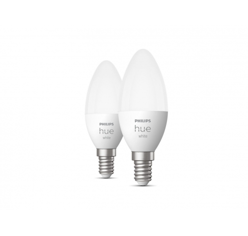 Hue B39 Fitting E14 slimme lamp zacht warmwit 2-pack  Philips Lighting