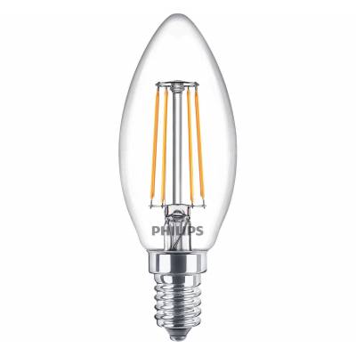 LED Kaarslamp Filament E14 B35 4,3W-40W      Philips Lighting