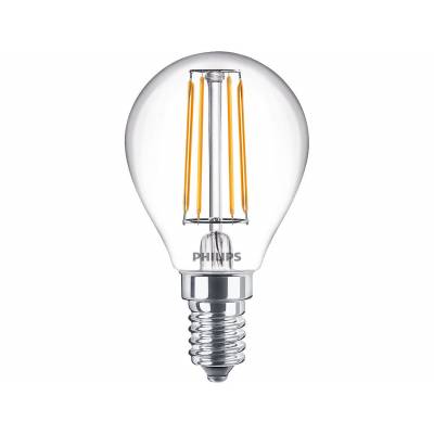 LED Kogellamp Filament E14 P45 4,3W-40W      Philips Lighting