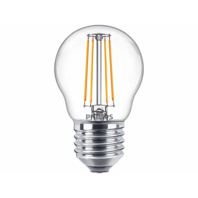 LED kogellamp Filament E27 P45 4,3W-40W      Philips Lighting