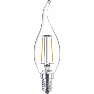 LED kaarslamp Filament E14 BA35 2W-25W       Philips Lighting