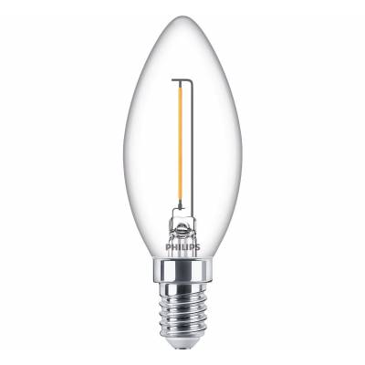 LED kaarslamp Filament E14 B35 1,4W-15W      Philips Lighting