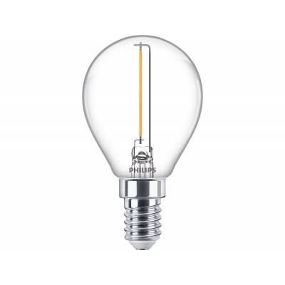 LED kogellamp Filament E14 P45 1,4W-15W      Philips Lighting