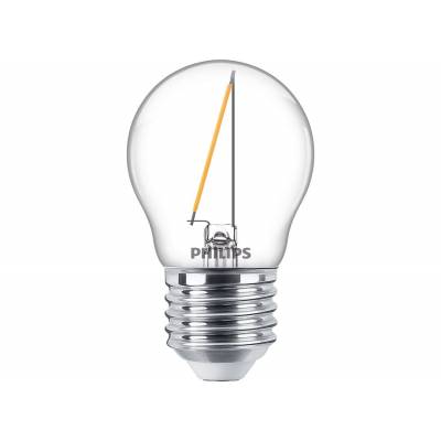 LED kogellamp Filament E27 P45 1,4W-15W      Philips Lighting