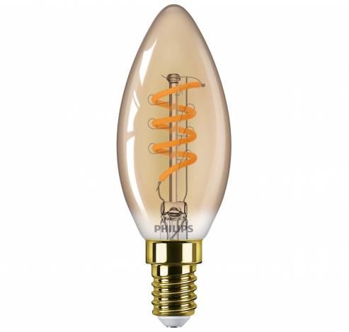 LED kaarslamp Gold E14 B35 2,5W-15W Dimbaar  Philips Lighting