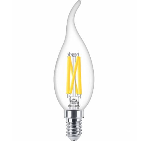 LED kaarslamp Fil E14 BA35 3,4W-40W Dimbaar  Philips Lighting