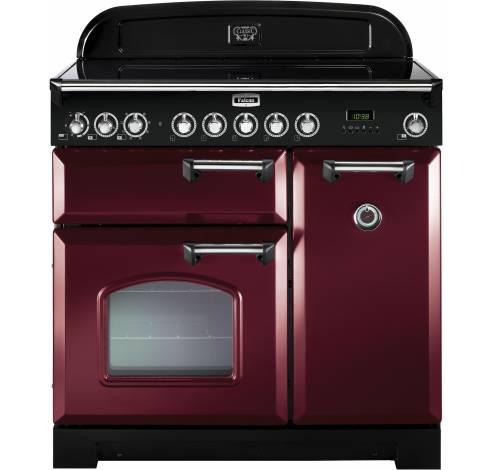 Classic Deluxe 90 Induction Cranberry/Chrome  Falcon