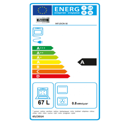 Infusion 90 Inductie Slate Chrome  Falcon