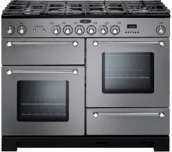 Kitchener 110 Dual Fuel Stainless Steel/Chroom Falcon