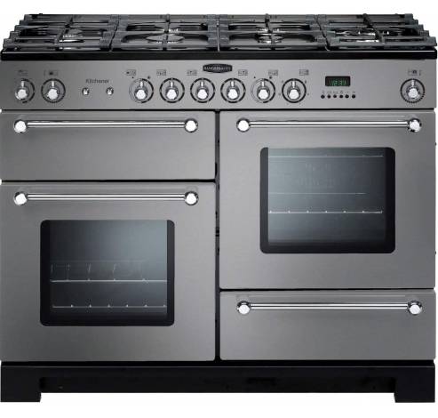 Kitchener 110 Dual Fuel Stainless Steel/Chroom  Falcon