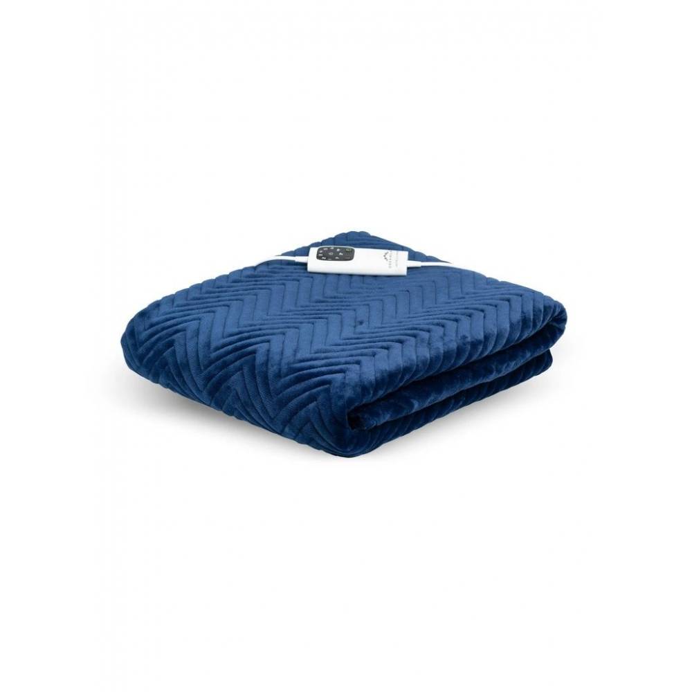 Dreamland Elektrisch deken Luxe opwarmdeken blauw