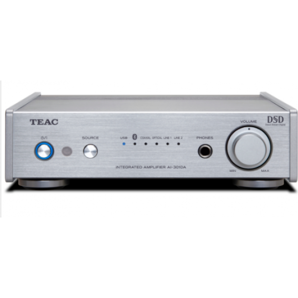 Teac AI-301DA-X Geïntegreerde versterker en USB DAC zilver