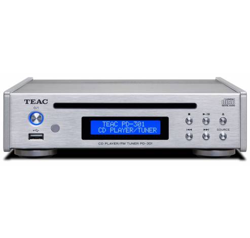 PD-301DAB-X CD-speler en DAB/FM-tuner Zilver  Teac