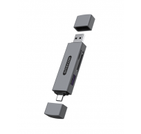 USB-A + USB-C Stick Card Reader (104MB/s) 