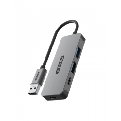 Sitecom USB-A to 2x USB-A + 2x USB-C Hub 