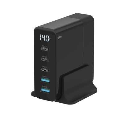 140W GaN Power Delivery Desktop Charger with LED display  Sitecom