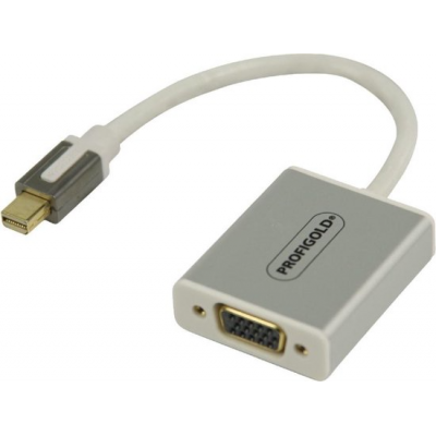 Mini DisplayPort male naar VGA female 0,20 m wit Profigold
