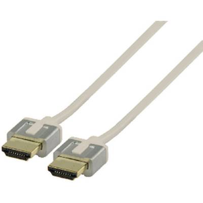 High Speed HDMI-kabelnaar HDMI 1,00 m wit Profigold