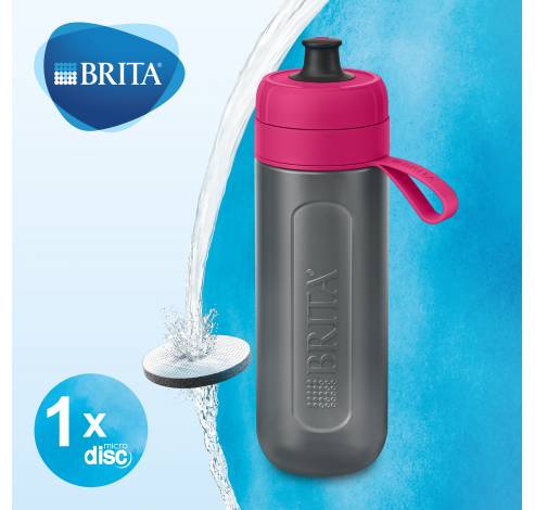 Waterfilterfles Active pink  Brita