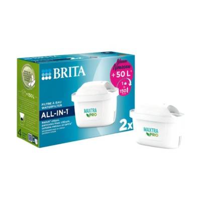 1050413 Cartouche de filtre à eau Maxtra Pro All-in-one 2-pack Brita