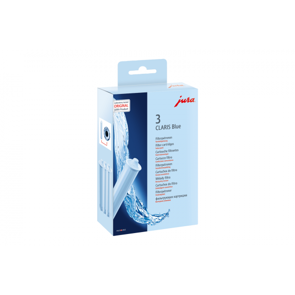 Jura Waterfilterpatronen Claris Blue-filterpatroon 3 stuks Jura Waterfilterpatronen Claris Blue-filterpatroon 3 stuks