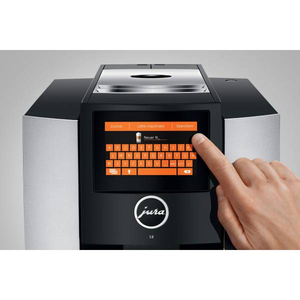 Jura Espressomachine S8 Moonlight Silver Jura Espressomachine S8 Moonlight Silver