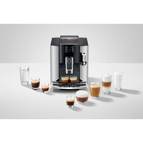 Jura Espressomachine E8 Chroom Jura Espressomachine E8 Chroom