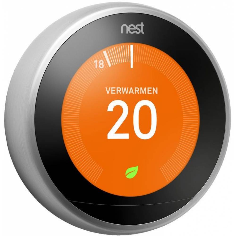 Google Thermostaat Nest Learning Thermostat 3e Gen Zilver/Staal