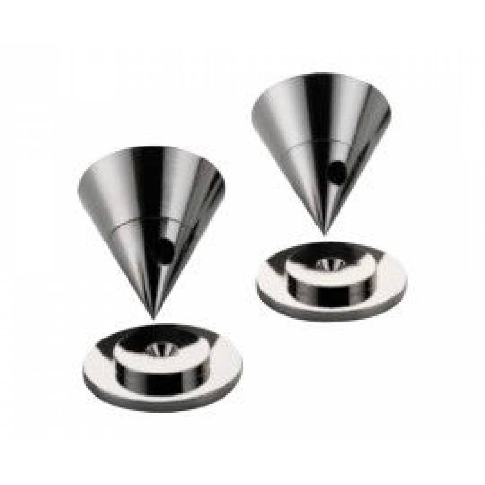 Dali Kabeltoebehoren Cones Adjustable Zwart chroom (4 stuks)