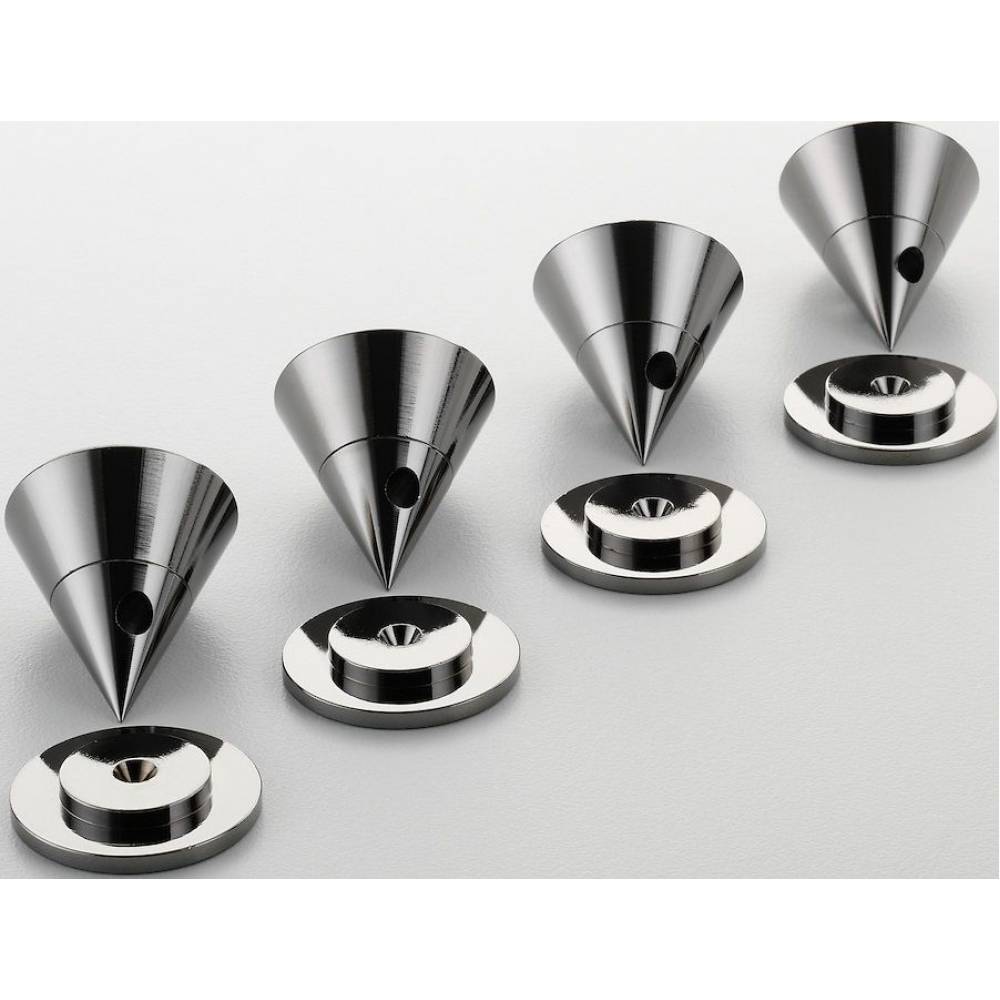Dali Kabeltoebehoren Cones Adjustable Zwart chroom (4 stuks)